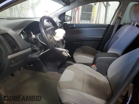 2012 Nissan Sentra S with VIN 3N1AB6AP1CL696410, listed as a Copart auction lot 50416095 with 97,218 mi miles and Salvage Title. Bid and sale history available at DreamBid. Image 7.