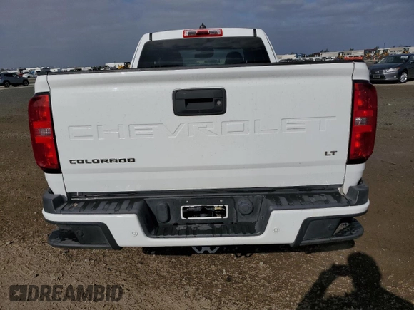 2021 Chevrolet Colorado 2WD LT с VIN 1GCHSCEA2M1286644, выставлен на аукционе Copart как лот 54329615 с пробегом 63 006 миль миль и Списание • Salvage title. История ставок и продаж доступна на DreamBid. Изображение 6.