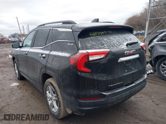 2022 GMC Terrain SLE with VIN 3GKALMEV7NL113014, listed as a IAAI auction lot 41735575 with 35,322 mi miles. Bid and sale history available at carsss.com. Image 3.