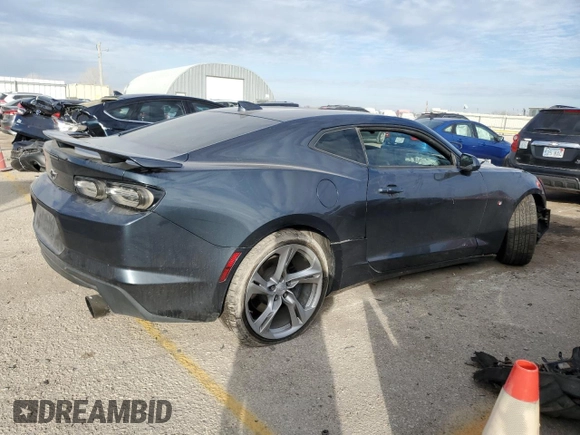 2019 Chevrolet Camaro 1SS z VIN 1G1FE1R73K0112188, wystawiony jako Copart lot #87231554 z przebiegiem Nie podano mil oraz Szkoda całkowita • Salvage title. Historia ofert i sprzedaży dostępna na DreamBid. Obrazek 3.