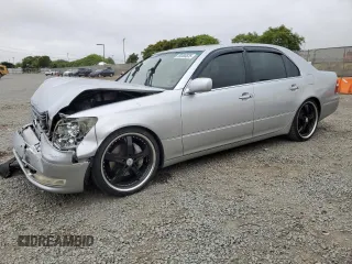2004 Lexus LS 430 z VIN JTHBN36F040164652, wystawiony jako Copart lot #59366635 z przebiegiem 160 637 mil mil oraz Szkoda całkowita • Salvage title. Historia ofert i sprzedaży dostępna na DreamBid. Obrazek 1.