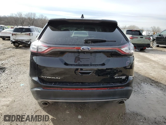 2017 Ford Edge Titanium z VIN 2FMPK4K8XHBB89684, wystawiony jako Copart lot #47852475 z przebiegiem 45 993 mil mil oraz Szkoda całkowita • Salvage title. Historia ofert i sprzedaży dostępna na DreamBid. Obrazek 6.