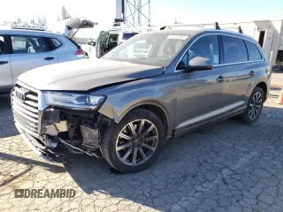2018 Audi Q7 Premium with VIN WA1AAAF76JD013013, listed as a Copart auction lot 38242263 with 54,725 mi miles and . Bid and sale history available at DreamBid. Image 1.