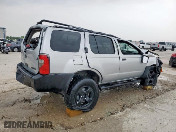 2004 Nissan Xterra XE with VIN 5N1ED28T74C682962, listed as a Copart auction lot 57454165 with 110,523 mi miles and Non repairable. Bid and sale history available at DreamBid. Image 3.