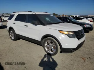 2014 Ford Utility Police Interceptor with VIN 1FM5K8AR9EGA64995, listed as a Copart auction lot 73059654 with 0 mi miles and Salvage Title. Bid and sale history available at carsss.com. Image 4.