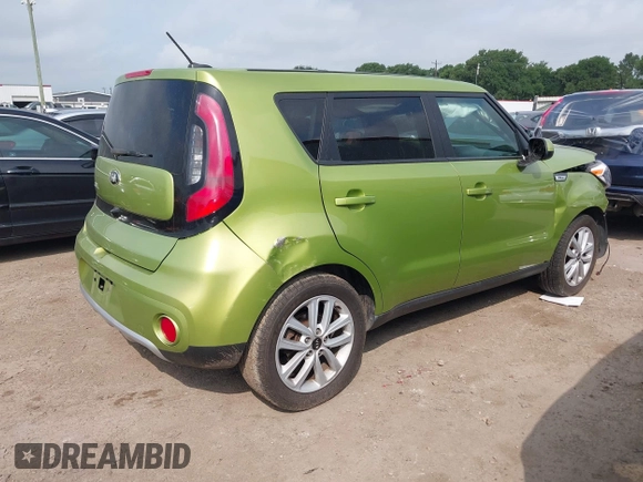 2018 Kia Soul + with VIN KNDJP3A57J7894079, listed as a IAAI auction lot 42128941 with 62,945 mi miles. Bid and sale history available at carsss.com. Image 4.