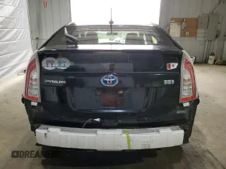 2012 Toyota Prius One with VIN JTDKN3DU6C1516306, listed as a Copart auction lot 51575395 with 172,525 mi miles and Salvage Title. Bid and sale history available at DreamBid. Image 6.