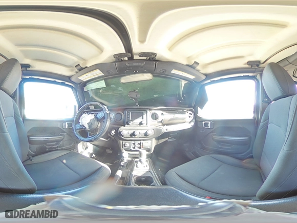 2019 Jeep Wrangler Unlimited Sport S with VIN 1C4HJXDG9KW555447, listed as a Copart auction lot 83659034 with 77,389 mi miles and Salvage Title. Bid and sale history available at carsss.com. Image 14.