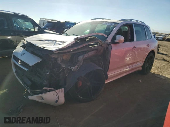2006 Porsche Cayenne Turbo with VIN WP1AC29P36LA91133, listed as a Copart auction lot 77378314 with 141,350 mi miles and Salvage Title. Bid and sale history available at carsss.com. Image 1.
