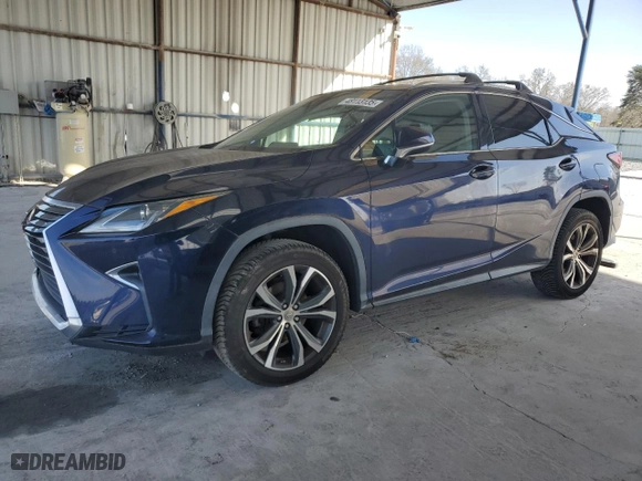 2016 Lexus RX 350 F Sport with VIN 2T2BZMCA8GC031292, listed as a Copart auction lot 48113135 with 100,837 mi miles and Salvage Title. Bid and sale history available at carsss.com. Image 1.