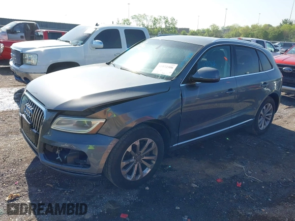2013 Audi Q5 Premium Plus with VIN WA1LFAFP8DA092412, listed as a IAAI auction lot 41972306 with 134,602 mi miles and . Bid and sale history available at DreamBid. Image 2.