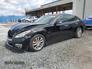 2016 Infiniti Q70 with VIN JN1EY1AP7GM470046, listed as a Copart auction lot 46428955 with 125,524 mi miles and Salvage title. Bid and sale history available at DreamBid. Image 1.