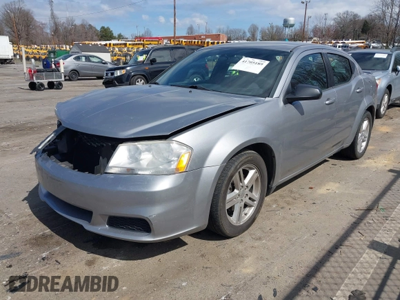 2013 Dodge Avenger SE V6 with VIN 1C3CDZAG2DN696519, listed as a IAAI auction lot 41705189 with 154,573 mi miles and . Bid and sale history available at DreamBid. Image 17.