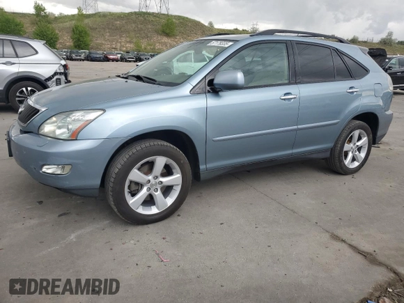 2008 Lexus RX 350 with VIN 2T2HK31UX8C050174, listed as a Copart auction lot 57179335 with 229,346 mi miles and Clean Title. Bid and sale history available at DreamBid. Image 1.