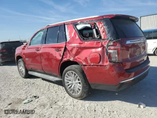 2023 Chevrolet Tahoe LT with VIN 1GNSCNKD0PR482723, listed as a Copart auction lot 77810694 with 8,341 mi miles and Salvage Title. Bid and sale history available at carsss.com. Image 2.