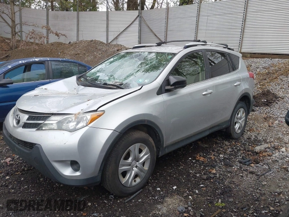 2015 Toyota RAV4 LE with VIN JTMBFREV7FJ023746, listed as a IAAI auction lot 42197974 with 113,655 mi miles and . Bid and sale history available at DreamBid. Image 2.