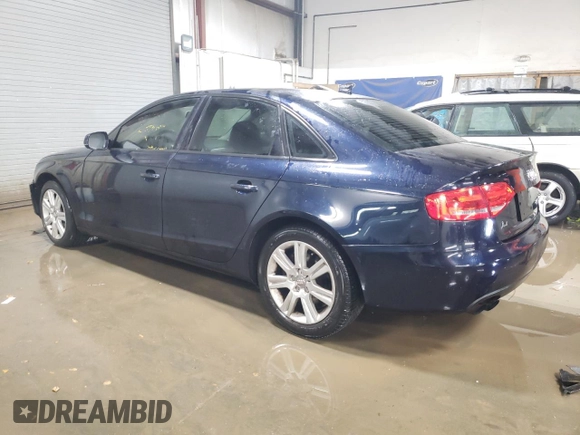 2011 Audi A4 Premium with VIN WAUBFAFLXBA087947, listed as a Copart auction lot 83013154 with 98,473 mi miles and Salvage Title. Bid and sale history available at carsss.com. Image 2.