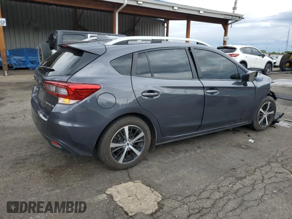 2023 Subaru Impreza Premium z VIN 4S3GTAV60P3722201, wystawiony jako Copart lot #58667795 z przebiegiem 14 742 mil mil oraz Szkoda całkowita • Salvage title. Historia ofert i sprzedaży dostępna na DreamBid. Obrazek 3.