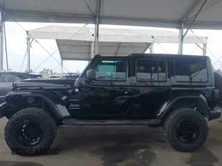 2024 Jeep Wrangler Sahara with VIN 1C4PJXEN0RW107875, listed as a IAAI auction lot 42115423 with 10,625 mi miles and . Bid and sale history available at carsss.com. Image 14.