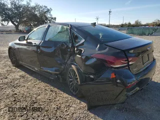 2019 Genesis G80 3.3T Sport with VIN KMHGN4JB3KU300405, listed as a Copart auction lot 46150295 with 53,482 mi miles and Salvage Title. Bid and sale history available at carsss.com. Image 2.