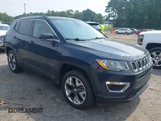 2018 Jeep Compass Limited with VIN 3C4NJDCB4JT365762, listed as a IAAI auction lot 42694434 with 59,685 mi miles and . Bid and sale history available at DreamBid. Image 1.