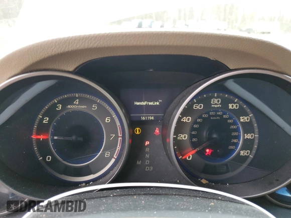 2008 Acura MDX Tech Pkg with VIN 2HNYD28318H520372, listed as a Copart auction lot 50003185 with 161,194 mi miles and Clean Title. Bid and sale history available at carsss.com. Image 9.