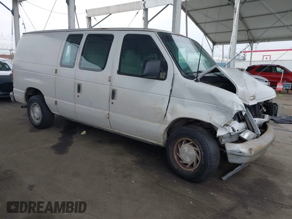2001 Ford Econoline Cargo with VIN 1FTRE14211HA57966, listed as a IAAI auction lot 42207750 with 239,936 mi miles and . Bid and sale history available at DreamBid. Image 1.