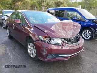 2013 Honda Civic LX with VIN 19XFB2F58DE224648, listed as a IAAI auction lot 41985106 with Not Provided miles and . Bid and sale history available at DreamBid. Image 1.