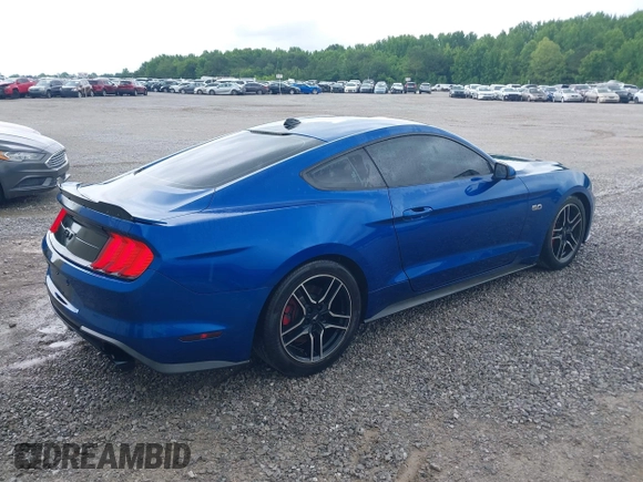 2018 Ford Mustang GT with VIN 1FA6P8CF1J5182760, listed as a IAAI auction lot 42355116 with 68,180 mi miles and . Bid and sale history available at DreamBid. Image 4.