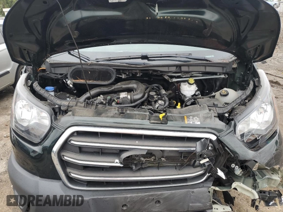 2020 Ford Transit Passenger XL with VIN 1FBAX2X85LKA16604, listed as a Copart auction lot 70241624 with 19,507 mi miles and Salvage Title. Bid and sale history available at DreamBid. Image 11.