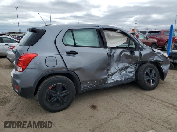 2020 Chevrolet Trax LS with VIN 3GNCJKSB1LL211212, listed as a Copart auction lot 50699895 with 59,276 mi miles and Non Repairable. Bid and sale history available at DreamBid. Image 3.