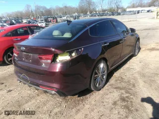 2016 Kia Optima SXL Turbo with VIN 5XXGV4L2XGG085829, listed as a IAAI auction lot 41789911 with 50,958 mi miles. Bid and sale history available at carsss.com. Image 4.