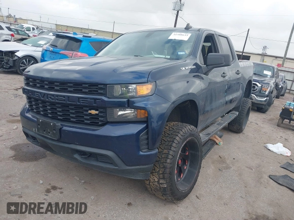2020 Chevrolet Silverado 1500 Custom with VIN 1GCRWBEHXLZ339073, listed as a IAAI auction lot 41508633 with 90,672 mi miles. Bid and sale history available at carsss.com. Image 17.