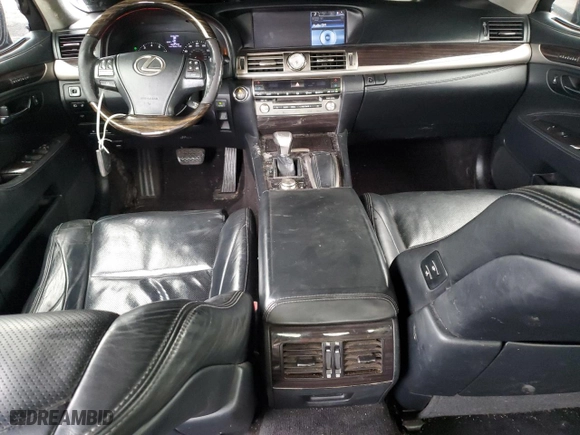 2013 Lexus LS 460 L with VIN JTHDL5EF5D5005883, listed as a Copart auction lot 74558384 with 242,906 mi miles and Salvage Title. Bid and sale history available at carsss.com. Image 8.