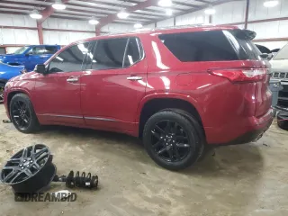 2019 Chevrolet Traverse Premier with VIN 1GNERKKW7KJ140091, listed as a Copart auction lot 43579355 with 97,256 mi miles and Salvage Title. Bid and sale history available at carsss.com. Image 2.