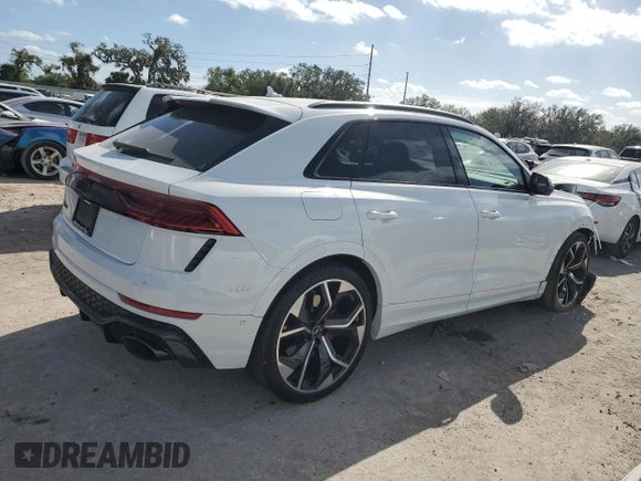 2024 Audi RS Q8 z VIN WU1ARBF19RD015644, wystawiony jako Copart lot #80569264 z przebiegiem 131 mil mil oraz Szkoda całkowita • Salvage title. Historia ofert i sprzedaży dostępna na DreamBid. Obrazek 3.
