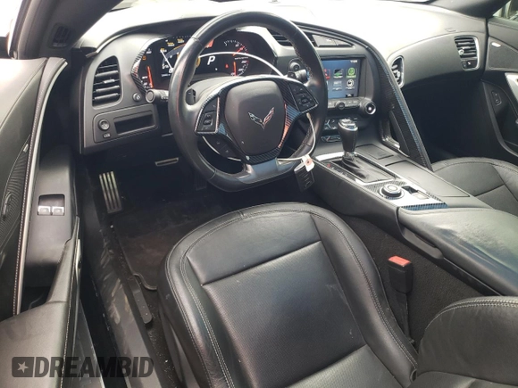 2016 Chevrolet Corvette 1LT with VIN 1G1YB2D76G5107768, listed as a Copart auction lot 80217064 with 36,688 mi miles and Salvage Title. Bid and sale history available at carsss.com. Image 8.