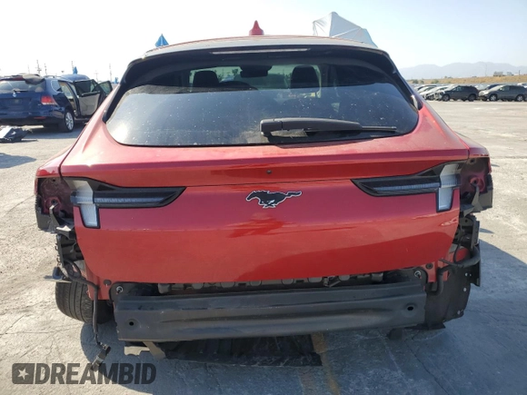 2021 Ford Mustang Mach-E Select with VIN 3FMTK1SS9MMA59428, listed as a Copart auction lot 58368865 with 46,718 mi miles and Salvage title. Bid and sale history available at DreamBid. Image 6.