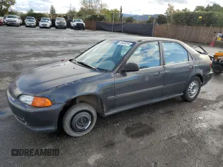 1992 Honda Civic DX z VIN 1HGEG8542NL071753, wystawiony jako Copart lot #80445234 z przebiegiem 152 546 mil mil oraz Szkoda całkowita • Salvage title. Historia ofert i sprzedaży dostępna na DreamBid. Obrazek 1.