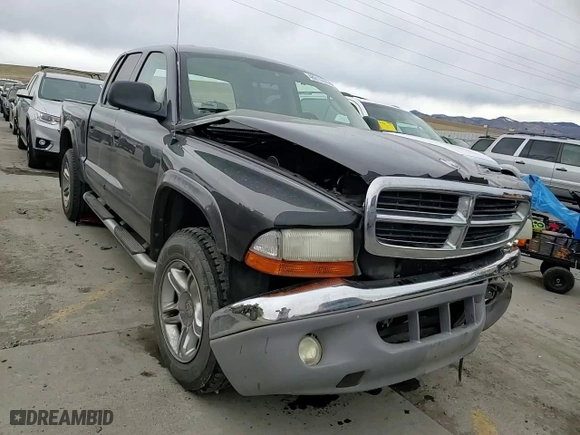 2004 Dodge Dakota SLT with VIN 1D7HG48N34S735500, listed as a Copart auction lot 48915335 with 161,254 mi miles and Salvage Title. Bid and sale history available at carsss.com. Image 11.