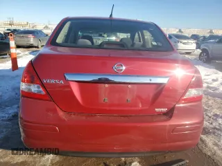 2009 Nissan Versa 1.8 S with VIN 3N1BC11E39L400203, listed as a Copart auction lot 88673145 with 105,578 mi miles and Salvage Title. Bid and sale history available at carsss.com. Image 6.