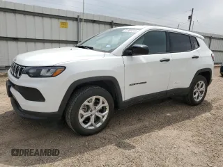 2024 Jeep Compass Sport with VIN 3C4NJDAN6RT163210, listed as a Copart auction lot 51369215 with 13,575 mi miles and Salvage title. Bid and sale history available at DreamBid. Image 1.