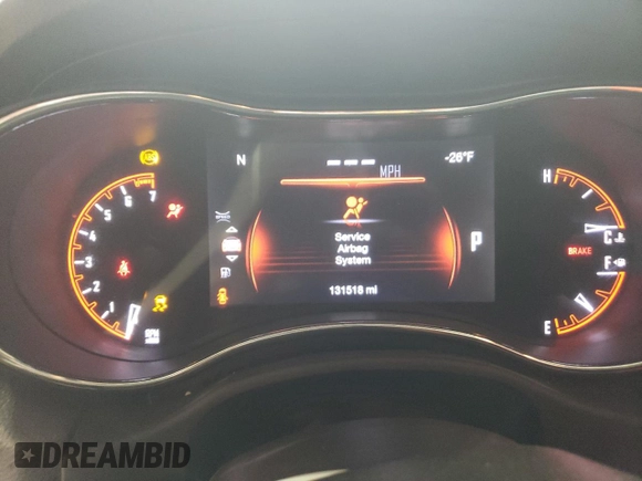 2017 Dodge Durango GT with VIN 1C4RDHDG8HC634684, listed as a Copart auction lot 47998395 with 131,518 mi miles and Salvage Title. Bid and sale history available at DreamBid. Image 9.