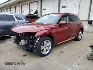 2019 Audi Q5 Premium Plus with VIN WA1BNAFY4K2049393, listed as a Copart auction lot 82447674 with 24,246 mi miles and Salvage title. Bid and sale history available at DreamBid. Image 1.