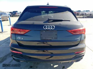 2021 Audi Q3 S line Premium with VIN WA1DECF36M1014758, listed as a Copart auction lot 50203515 with 59,589 mi miles and Salvage Title. Bid and sale history available at carsss.com. Image 6.