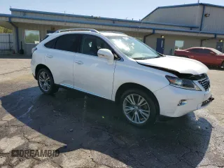 2013 Lexus RX 350 with VIN 2T2ZK1BA5DC128352, listed as a Copart auction lot 52301845 with 123,141 mi miles and Salvage Title. Bid and sale history available at DreamBid. Image 4.