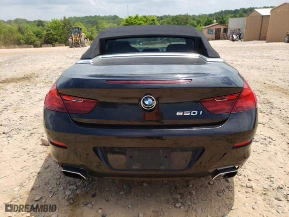 2012 BMW 6 Series 650i with VIN WBALZ3C56CDL70455, listed as a Copart auction lot 51933654 with 146,171 mi miles and Clean Title. Bid and sale history available at carsss.com. Image 6.