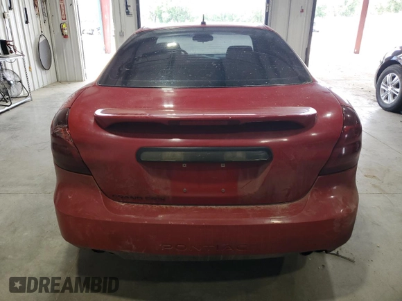 2006 Pontiac Grand Prix z VIN 2G2WP552561259338, wystawiony jako Copart lot #61294875 z przebiegiem Nie podano mil oraz Czysty tytuł • Clean title. Historia ofert i sprzedaży dostępna na DreamBid. Obrazek 6.