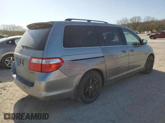 2007 Honda Odyssey Touring z VIN 5FNRL38887B062123, wystawiony jako Copart lot #52140755 z przebiegiem 240 710 mil mil oraz Szkoda całkowita • Salvage title. Historia ofert i sprzedaży dostępna na DreamBid. Obrazek 3.