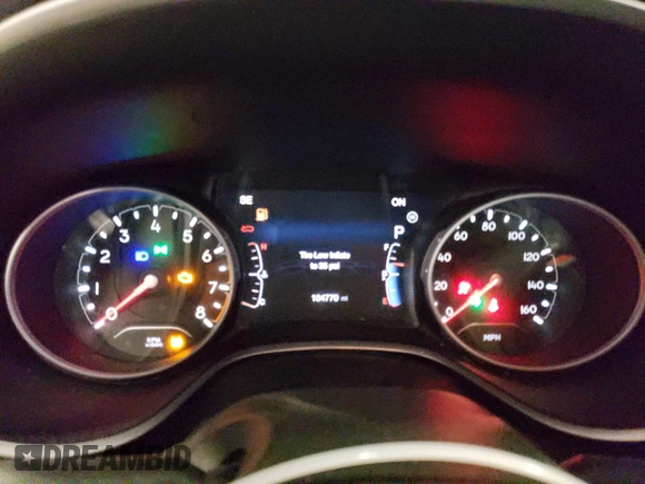 2018 Jeep Compass Altitude with VIN 3C4NJDBB8JT162164, listed as a Copart auction lot 53934845 with 104,770 mi miles and Clean title. Bid and sale history available at DreamBid. Image 9.